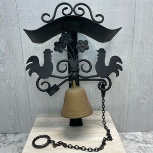 Door Bell Gate Chickens Kloosterbel Gardener Country Farmhouse Kitchen Barn